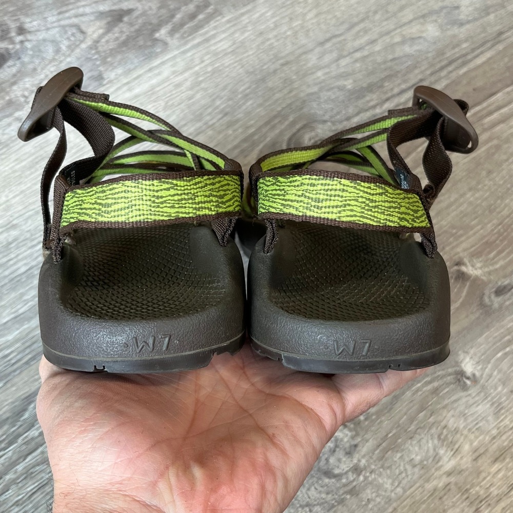 Chaco ZX/2 Hiking Sandals Green Brown Vibram Soles Womens 7 - Picture 5 of 7